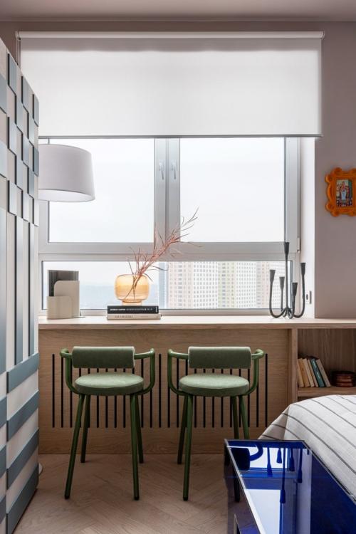 Дизайн маленькой квартиры - студии 21 м 2 в ЖК большое путилково в мо. 08