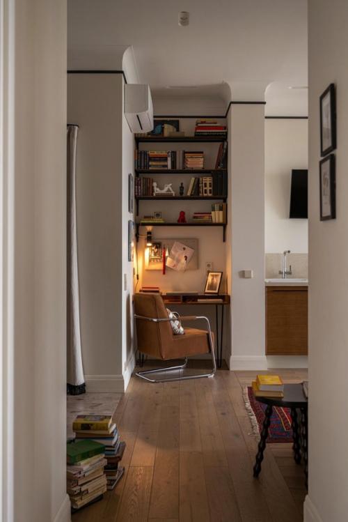 Реализованный интерьер квартиры, площадью 65 кв. 02