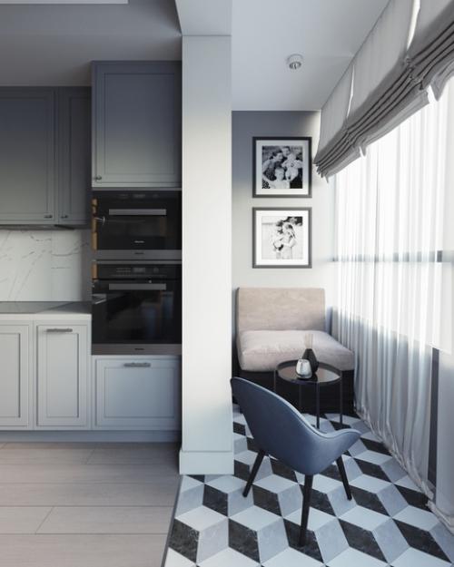 Вдохновляющий проект кухни - гостиной. 04