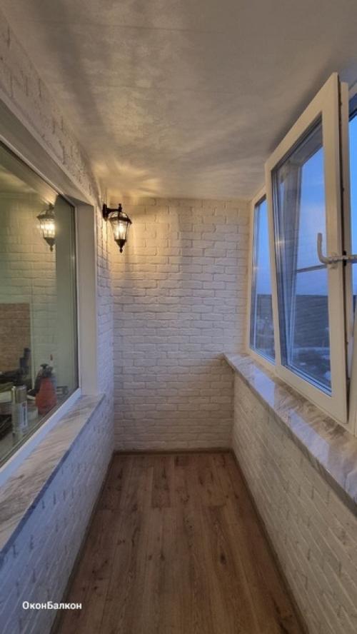 Всем привет!  А у нас новый балкон по типу дизайн - проекта Лондон. 03