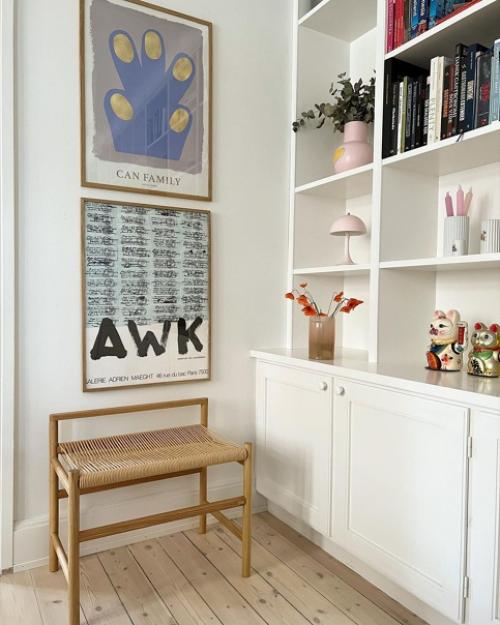 В гостях в прекрасной квартире Линды, которая обожает розовый и голубой цвет в интерьере, принт в горошек, своих детей, кофе и вкусные пирожные. 02