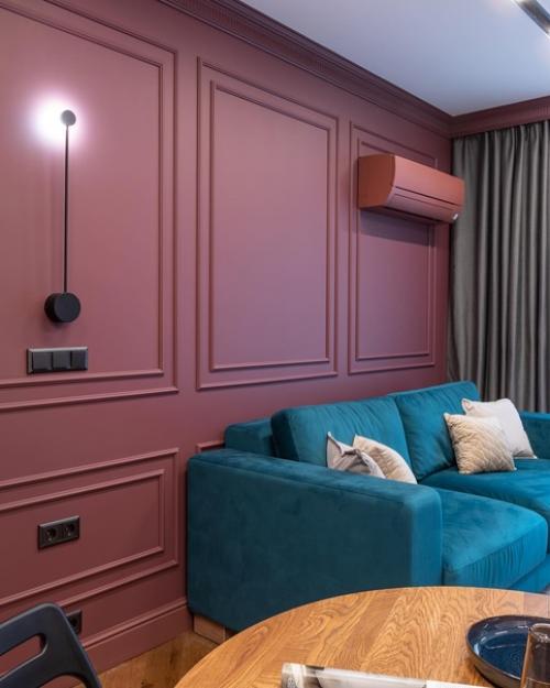 Реализованный интерьер кухни - гостиной от Ксении Васильевой. 06