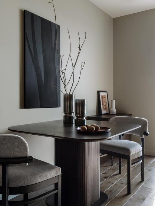 Современный минималистичный интерьер однокомнатной квартиры 35 кв. 03