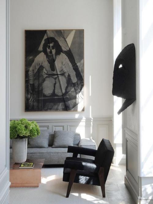 Парижская классика с современным настроением: квартира с просторной террасой. 07