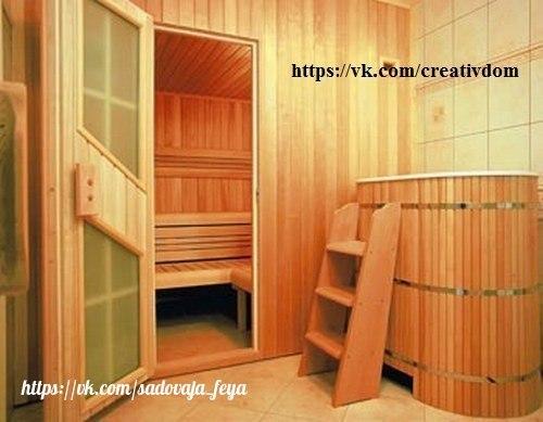 Чем отделывать баню изнутри. 03