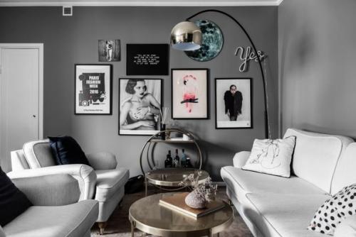 Маленькая стокгольмская квартирка площадью всего 37 квадратных метра оснащена всем необходимым для жизни. 01