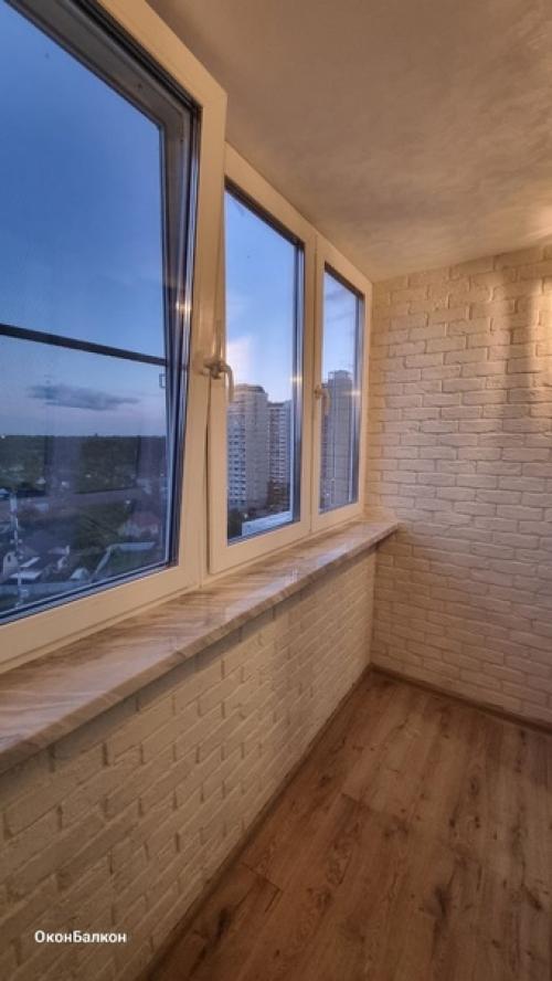 Всем привет!  А у нас новый балкон по типу дизайн - проекта Лондон. 07