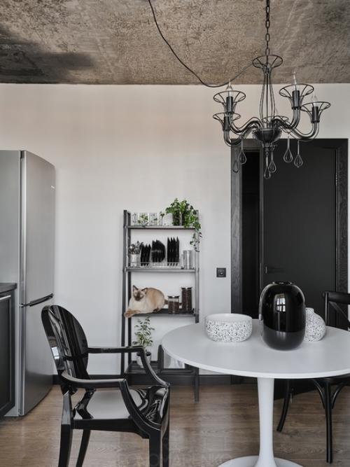 Брутальный интерьер 1-комнатной квартиры 36 кв. 05