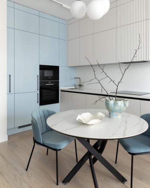 Нежный интерьер однокомнатной квартиры 53 м 2 в Москве. 04