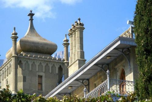 Воронцовский дворец в Алупке, Крым. 02