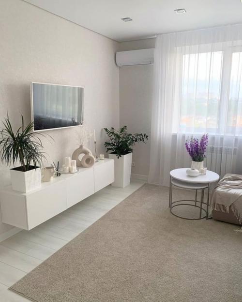 Интерьер квартиры в светлой цветовой гамме. 02