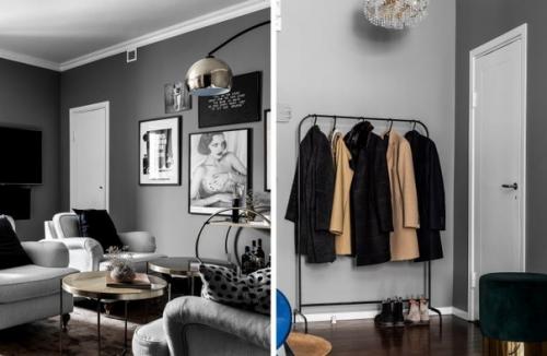 Маленькая стокгольмская квартирка площадью всего 37 квадратных метра оснащена всем необходимым для жизни. 04