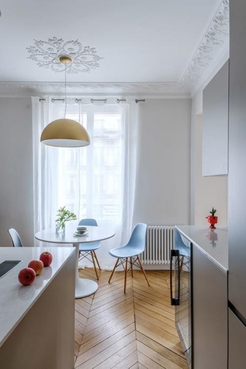 Квартира в Париже с интересными цветовыми сочетаниями и любопытным и деталями в декоре от дизайнеров Agency Veronique Cotrel // 01. 05