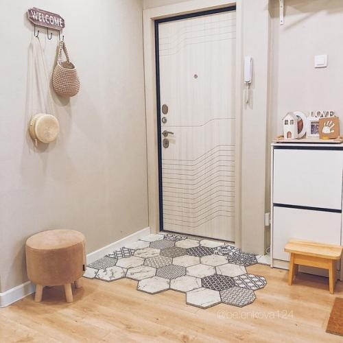 Интерьер квартиры хрущевки в скандинавском стиле. 01