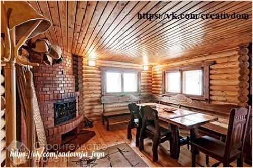 Чем отделывать баню изнутри. 06