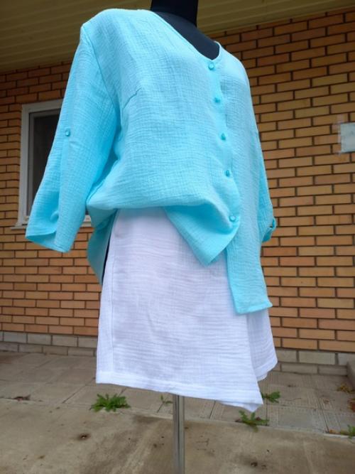 Муслин - это легкая и мягкая ткань, часто используемая для изготовления различных изделий. 01