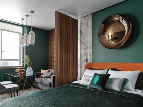 Дизайн квартиры - студии площадью 35 кв. 01