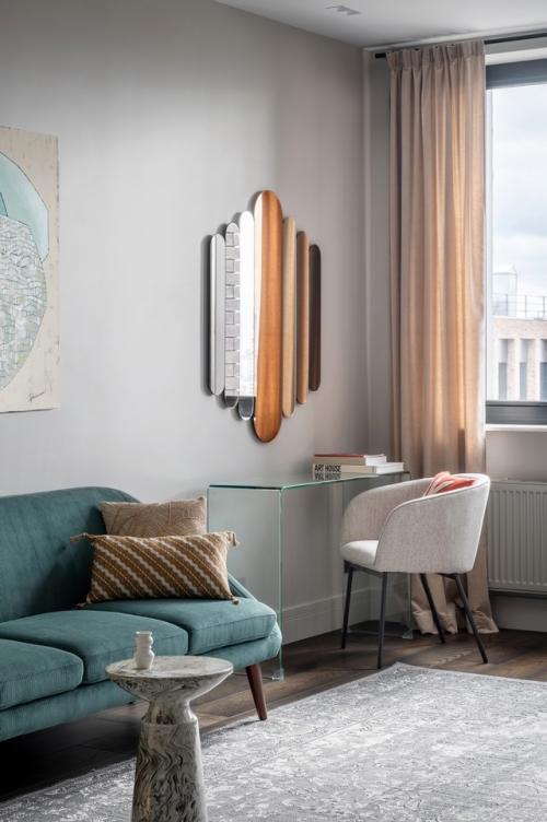 Гармоничный интерьер 1-комнатной квартиры 42, 6 м 2 в Москве. 08