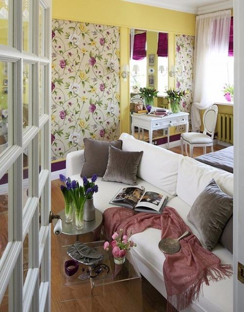 Неповторимый солнечный интерьер однушки. 04