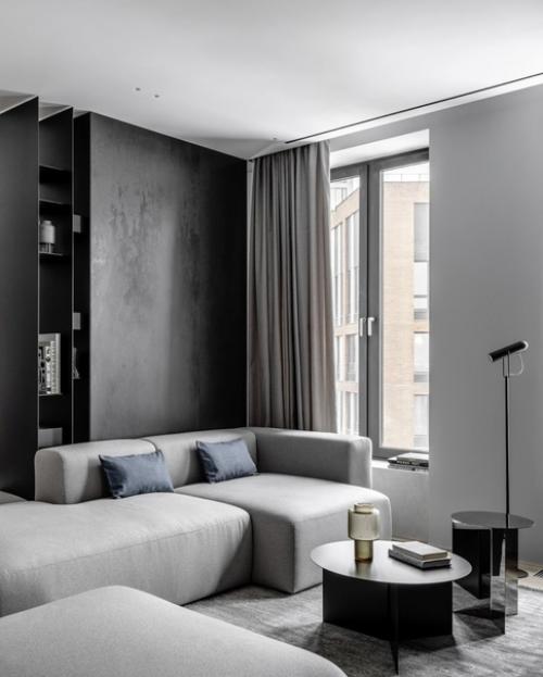 Реализованный интерьер квартиры площадью 94 кв. 03