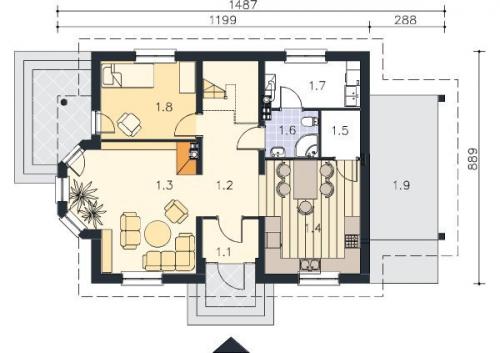 Проект семейного дома. 04