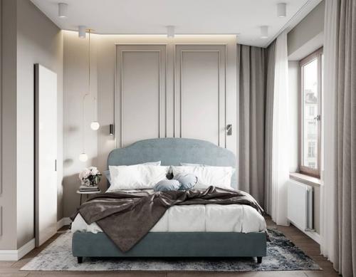 Dizajn spavaće sobe s garderobom - utjelovljenja