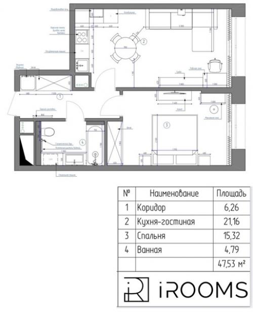 Универсальный интерьер с минимальным бюджетом! 07