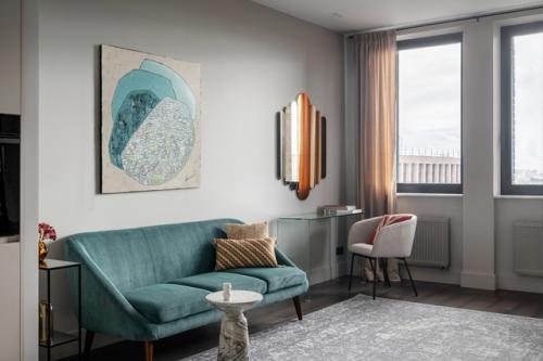 Гармоничный интерьер 1-комнатной квартиры 42, 6 м 2 в Москве. 02