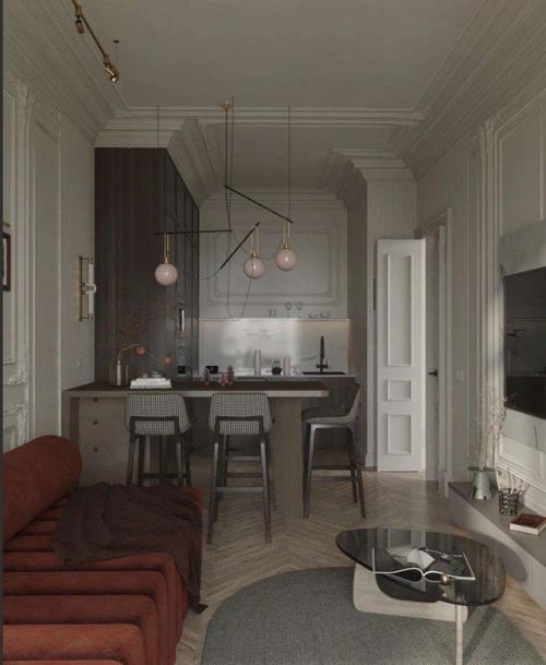 Проект гостиной в ЖК Панорама Парк, г. Санкт-петербург. 04