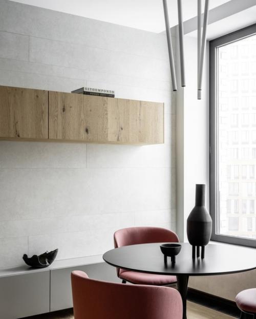 Реализованный интерьер квартиры площадью 94 кв. 01