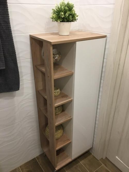 Мы берем идеи оформления ванной комнаты и санузла от нашей подписчицы. 01