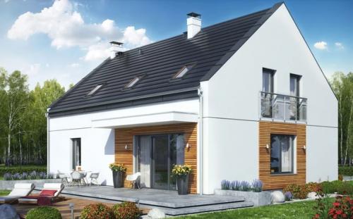 Эскизный проект идеального коттеджа. 01