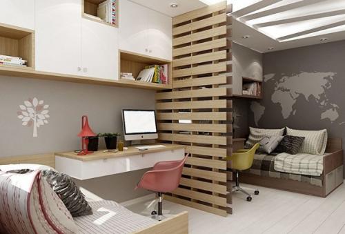 Интерьер детской для разнополых детей. 04