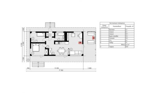 Загородный дом в стиле Hitech. 06