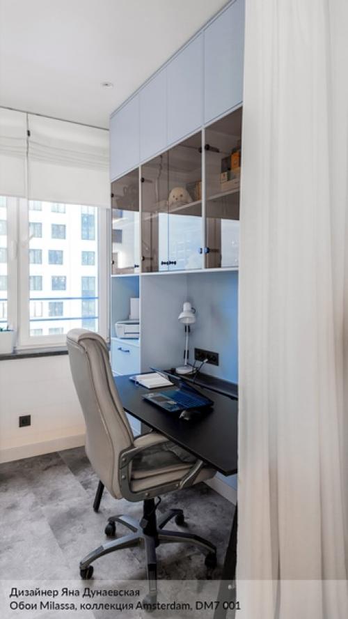 Рабочая зона на балконе: идеи от дизайнеров интерьера. 03