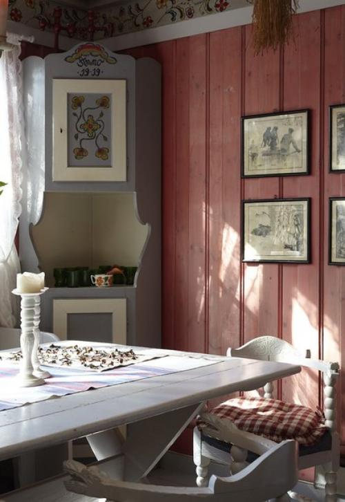 Интерьер в загородном доме в Норвегии. 02