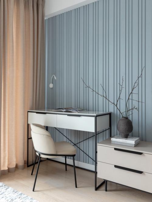 Нежный интерьер однокомнатной квартиры 53 м 2 в Москве. 08