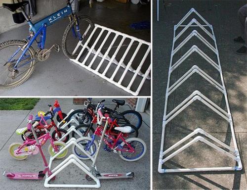 Копилочка идей. Дачные поделки из пластиковых труб. 07