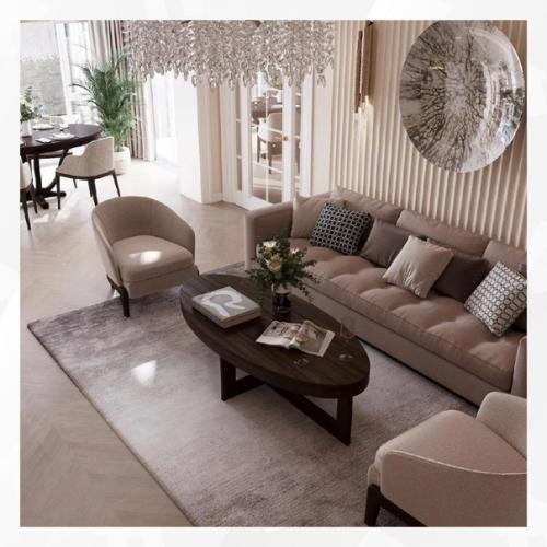 Гостиная комната в классическом стиле. 03