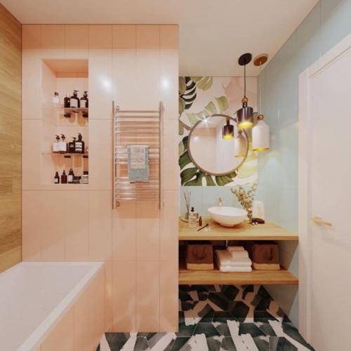 Яркий дизайн на 43 кв. 08