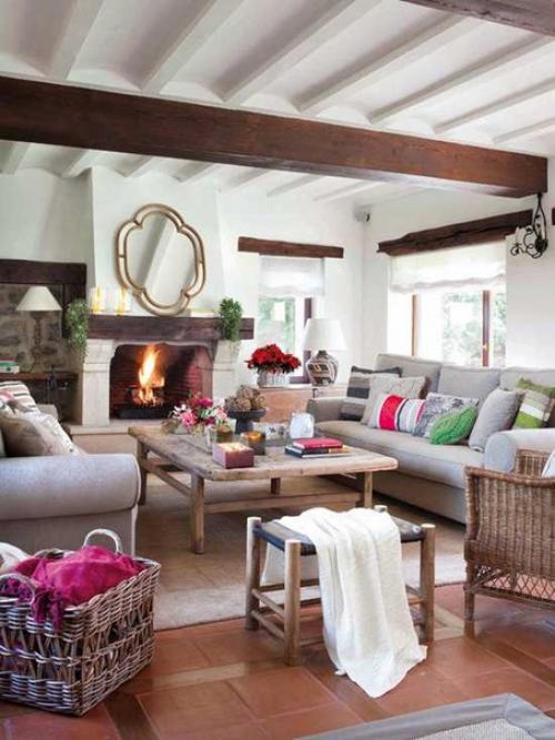 Теплый интерьер в Испании. 08