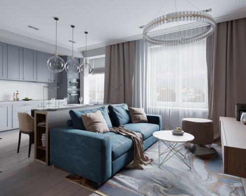 Вдохновляющий проект кухни - гостиной. 02