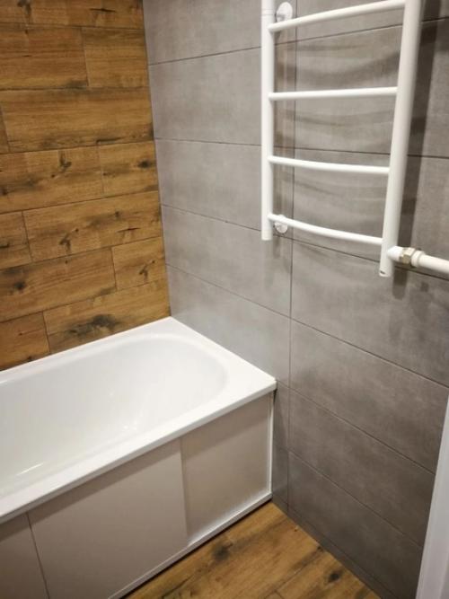 Санузел до/после ремонта + проект. 05