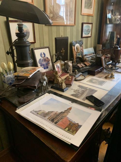 Квартира семьи Бенуа в Петербурге - чудом сохранившийся уголок начала ХХ века. 07