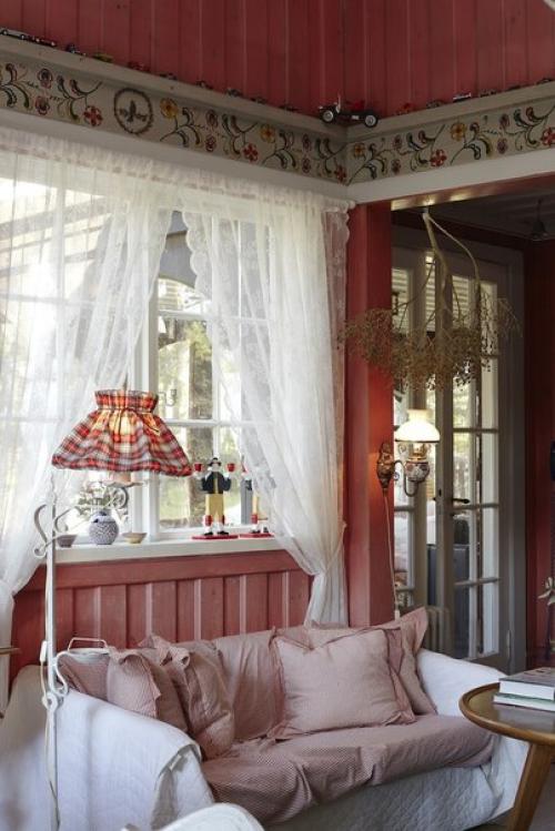 Интерьер в загородном доме в Норвегии. 05