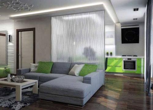 Варианты зонирования в интерьере? 06