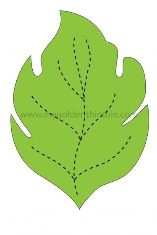 Стильный коврик в форме листа, созданный под вдохновением природы. 04