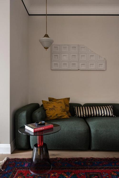 Реализованный интерьер квартиры, площадью 65 кв.