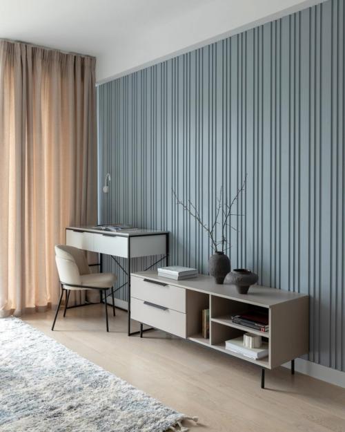 Нежный интерьер однокомнатной квартиры 53 м 2 в Москве. 09