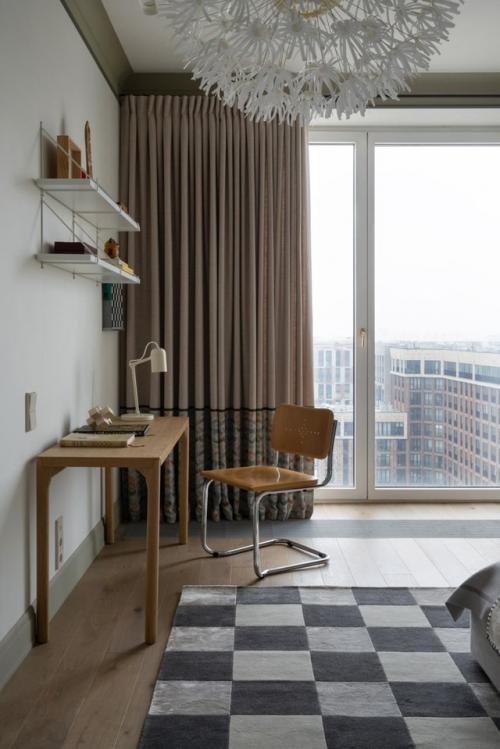 Реализованный интерьер квартиры, площадью 65 кв. 03